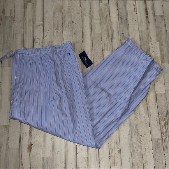 Polo Ralph Lauren 4XL - 100% Cotton Men's Pajama Pant Bottoms Tie Waist NWT - Picture 4 of 7